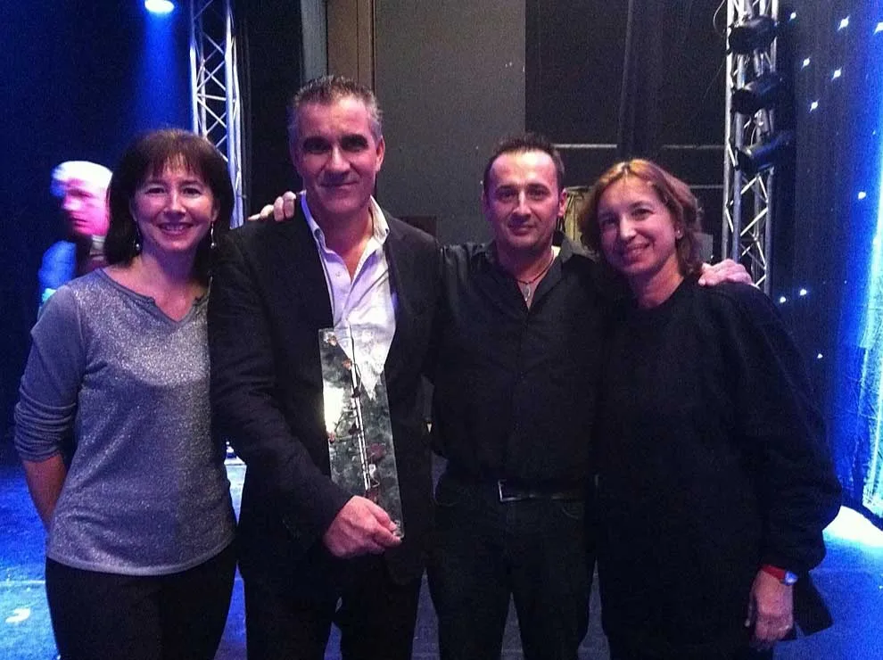 Xavier Tapias et sa partenaire