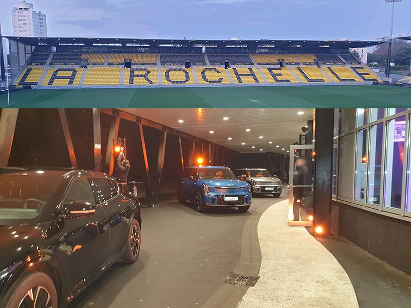 Inauguration de la nouvelle Kia au Stade Rochelais